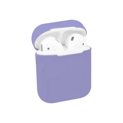 Чехол AirPods 1/2 Silicone Case Purple Purple (Фиолетовый)