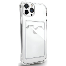 Чехол iPhone 16 Pro Max Silicone 360 Clear (с карманом)