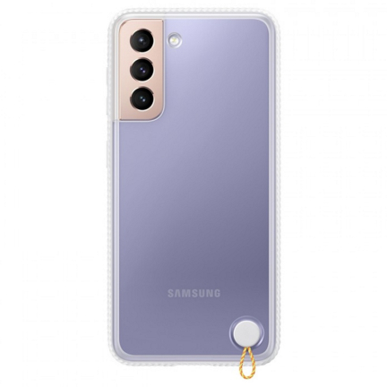 Чехол-накладка Galaxy S21 Clear Protective Cover White White (Белый)