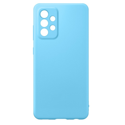 Чехол Galaxy A52 Silicone 360 Blue Blue (Голубой)