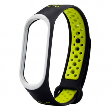 Ремешок для Mi Band 3/4 Nike Black-Lime