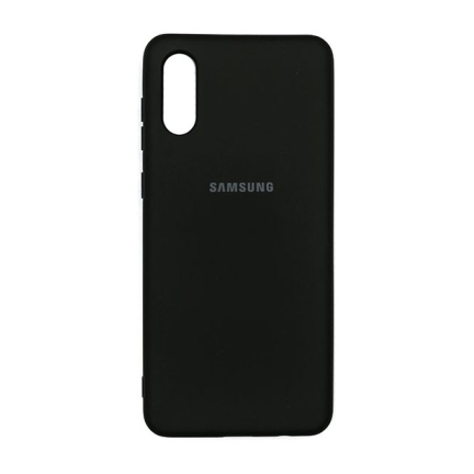 Чехол Galaxy Rock A02 Silicone Black Black (Черный)