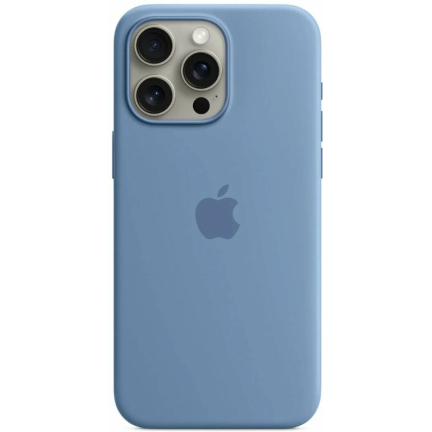 Чехол iPhone 16 Pro Silicone Case 360 Light Blue Light Blue (Голубой)