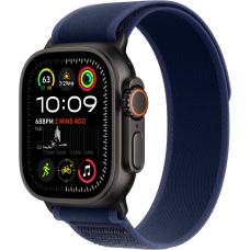 Apple Watch Ultra 2 (2024) 49mm Trail Loop Blue / Black Titanium Case