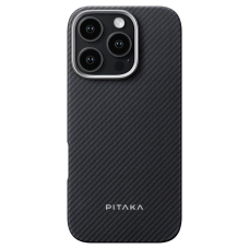 Чехол iPhone 16 Pro Pitaka Ultra-Slim Case Black Gray